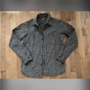 Men's Casual Button Down Shirt - Gray